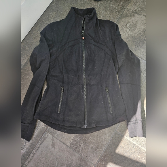 Origional black luon Define jacket sz 10 - Picture 2 of 3